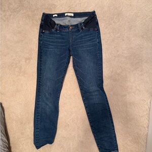 Madewell Dark Blue maternity Skinny Jeans